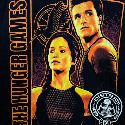 The Hunger Games Katniss & Peeta District 12 Graphic T-Shirt Medium