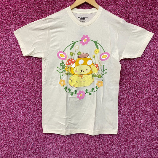Pompompurin Garden Flowers Tshirt size large