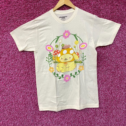Pompompurin Garden Flowers Tshirt size large