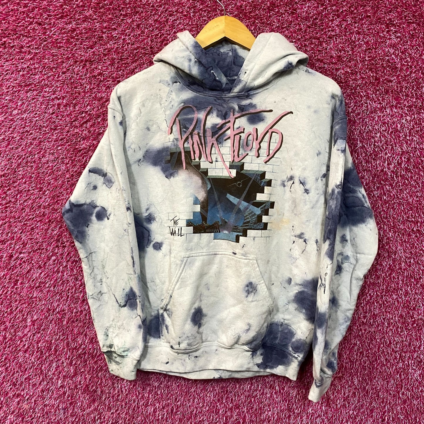 Pink Floyd The Wall Graphic Print Pullover Hoodie Small