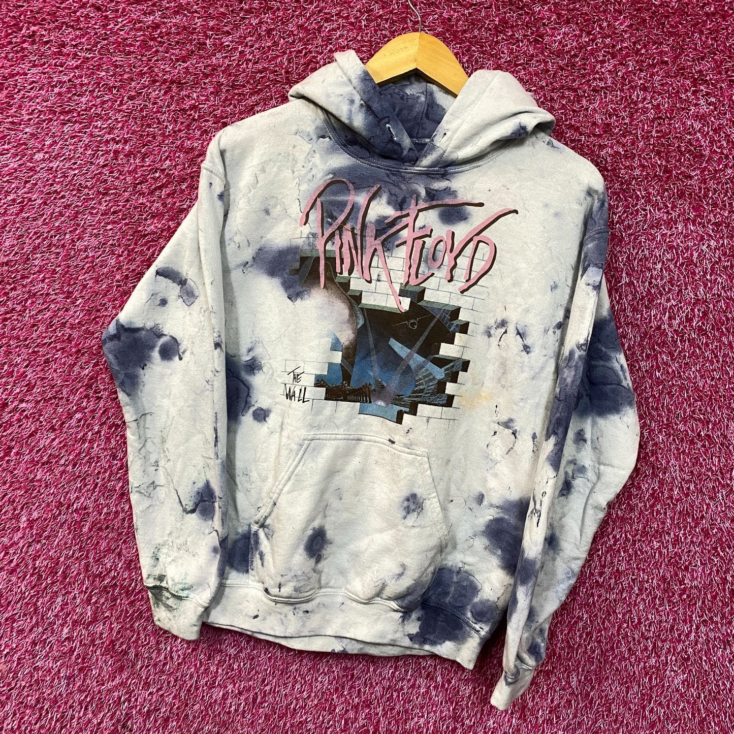 Pink Floyd The Wall Graphic Print Pullover Hoodie Small