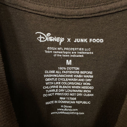 Junk Food x NFL Disney Mickey Mouse Kick Back Browns Cleveland Brown Shirt Medium