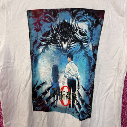 JuJuTsu Kaisen 0 Movie Promo Poster Oversized Anime Tee L