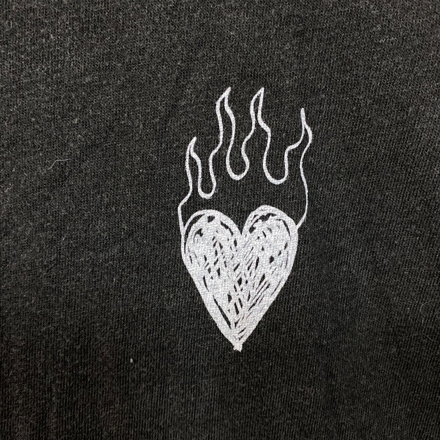 Junk Food Clothing Women's Burning Love Original Vintage Style Tee Medium