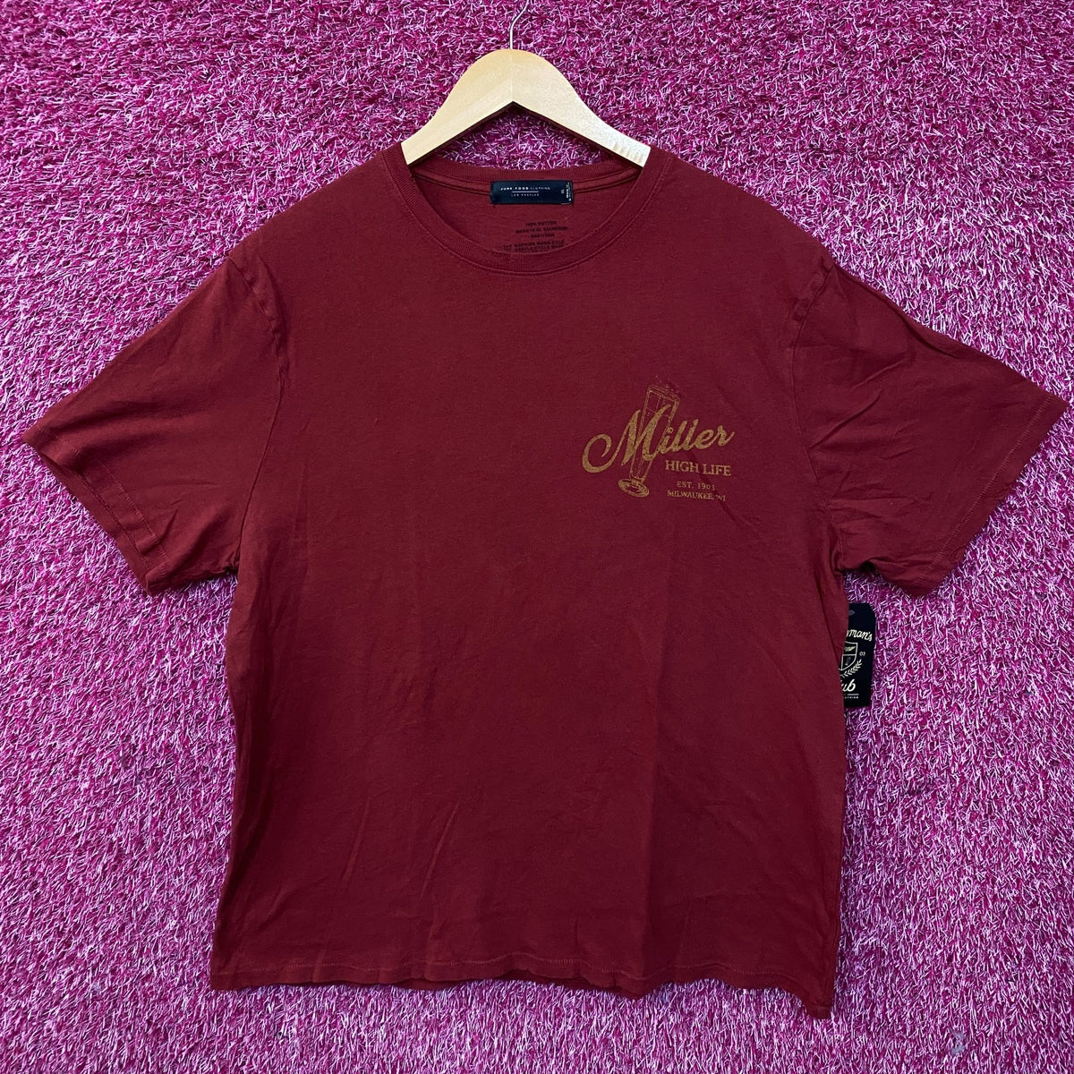 Junk Food Clothing Miller High Life Sportsman's Club T-Shirt XL