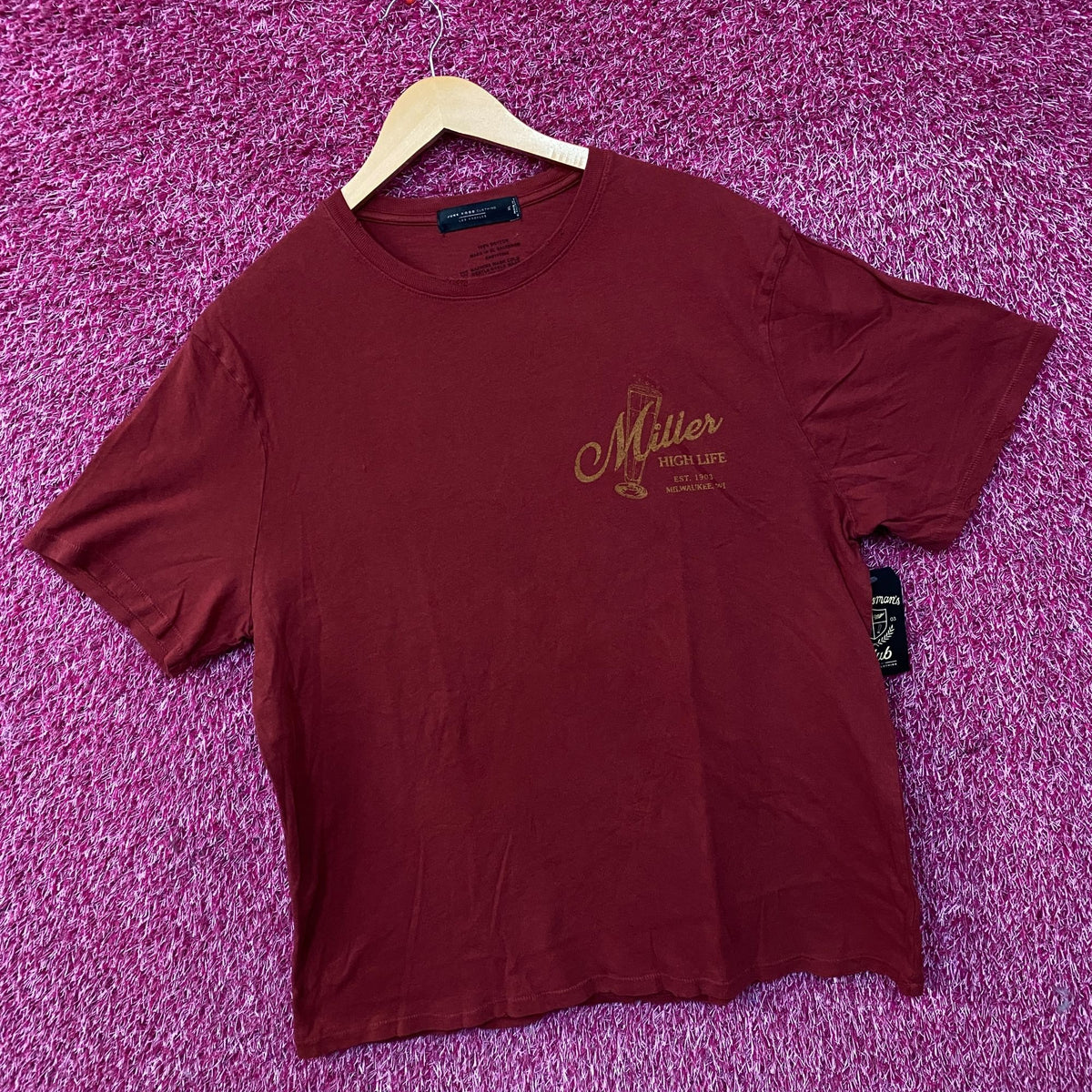 Junk Food Clothing Miller High Life Sportsman's Club T-Shirt XL