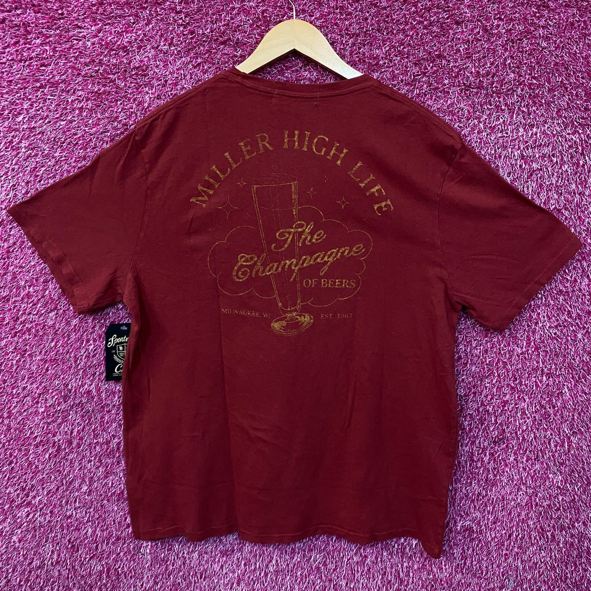 Junk Food Clothing Miller High Life Sportsman's Club T-Shirt XL