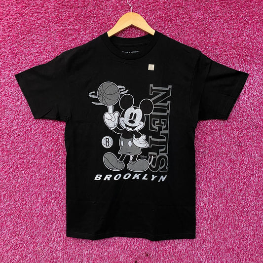 Junk Food Brooklyn Nets Disney Vintage Mickey Baller T-Shirt Medium