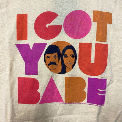 Sonny and Cher I Got You Babe Crop top Size Small
