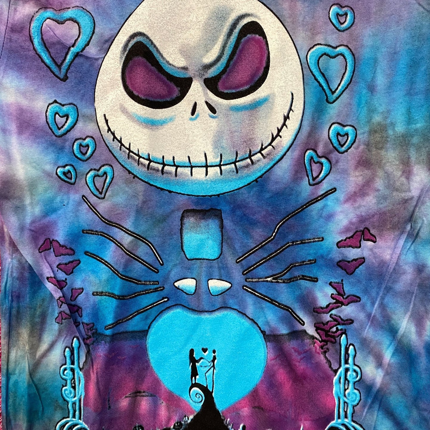 Nightmare Before Christmas Danny elfman tiedye tee size Small