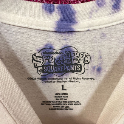 SpongeBob SquarePants Be Yourself Nickelodeon Tie Dye Tee L