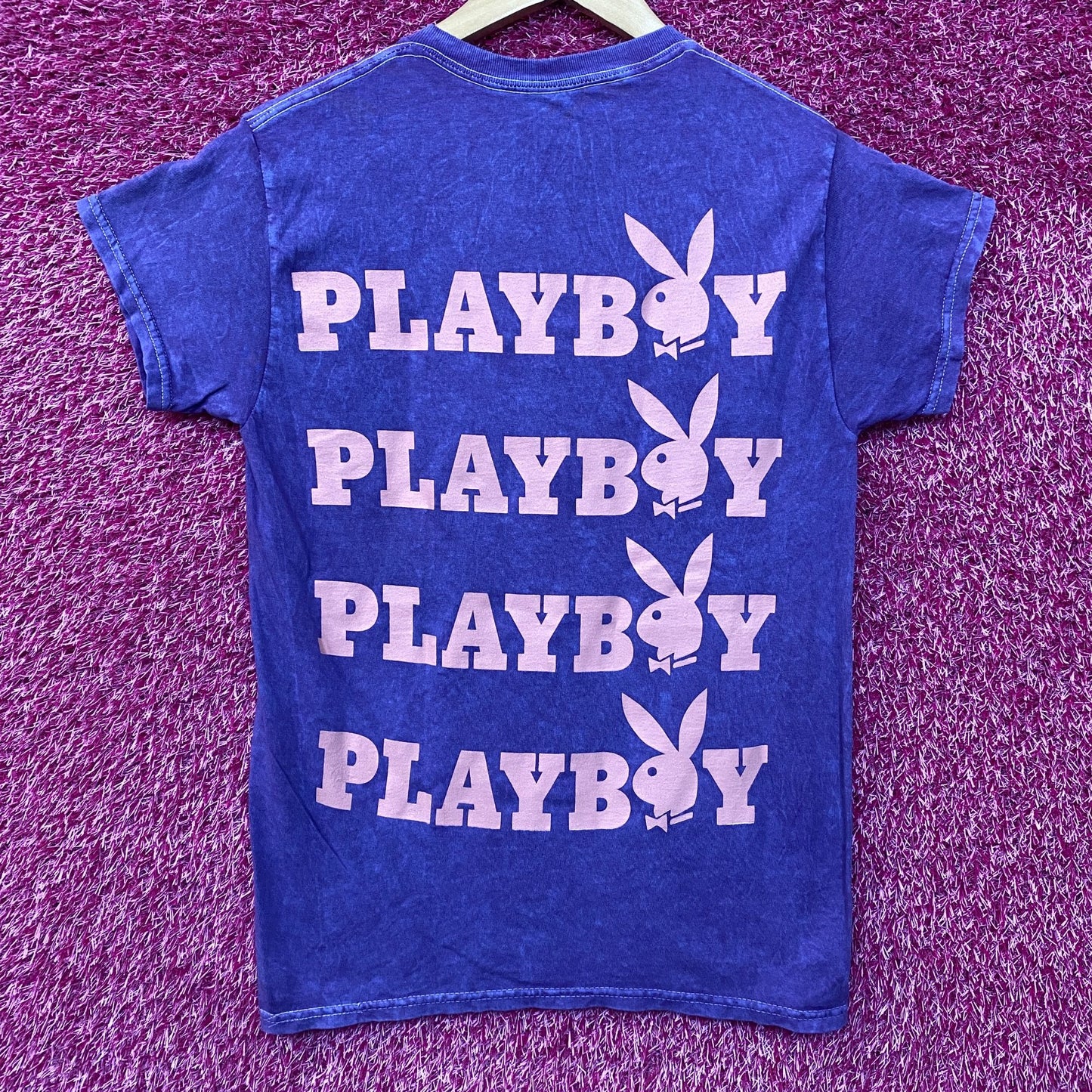 Playboy Logo retro Vtg Wash Size Small