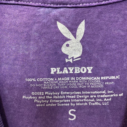 Playboy Logo retro Vtg Wash Size Small
