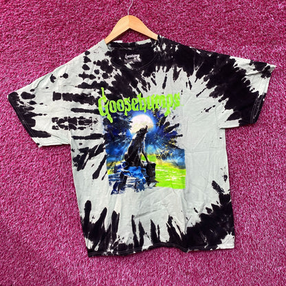 Goosebumps The Werewolf Of Fever Swamp Mint Green Tie Dye T-Shirt 2XL