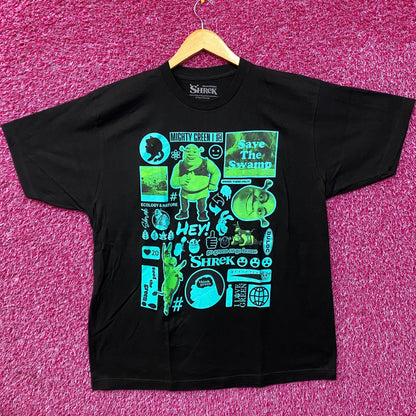 Dreamworks Shrek Animated Movie Flash Sheet T-Shirt XL