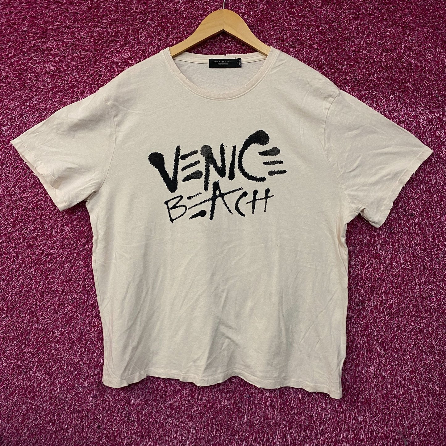 Junk Food Clothing "Venice Beach" Vintage Style Women's Graphic Tee 2XL