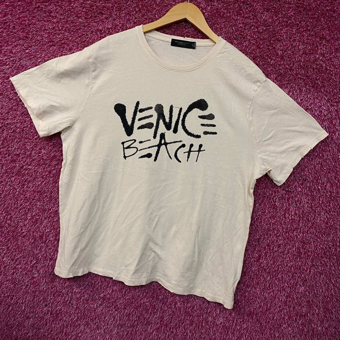 Junk Food Clothing "Venice Beach" Vintage Style Women's Graphic Tee 2XL