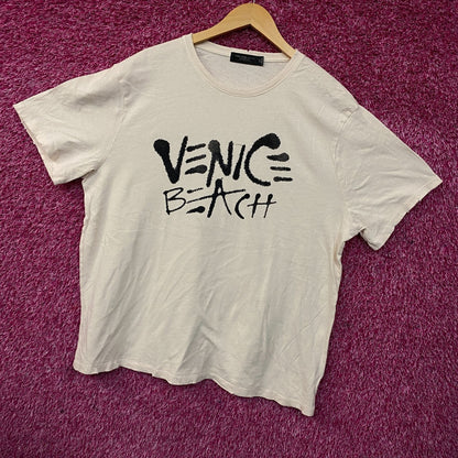 Junk Food Clothing "Venice Beach" Vintage Style Women's Graphic Tee 2XL