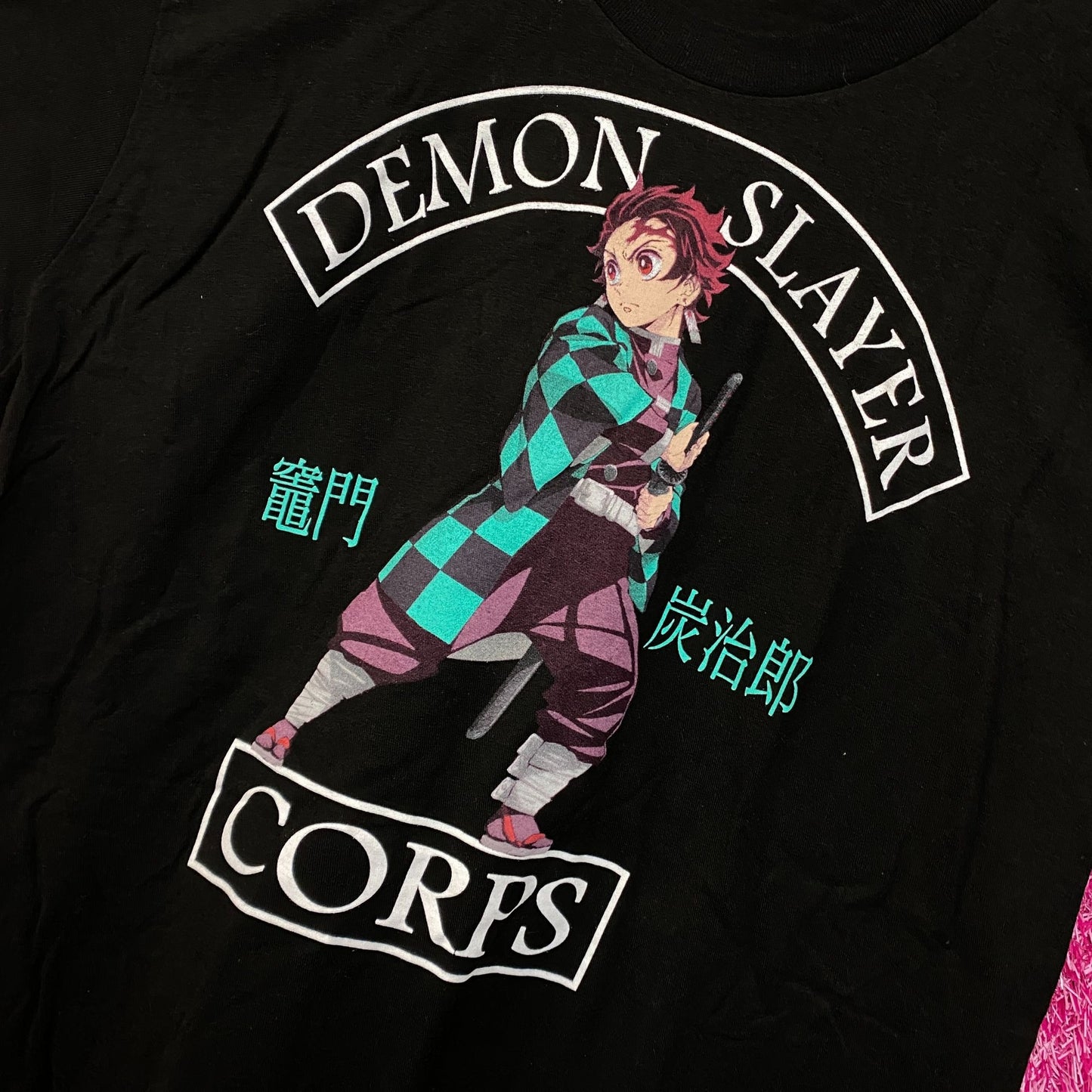 Demon Slayer Corps Tanjiro Tshirt size medium