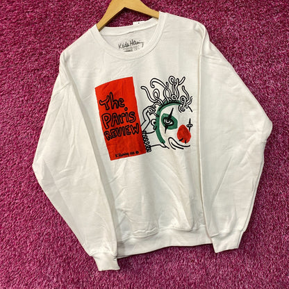 Keith Haring The Paris Review Crew Neck Sweatshirt size Large