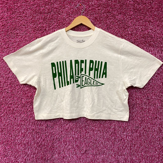 NFL Junk Food Philadelphia Eagles Crop Tshirt size XL