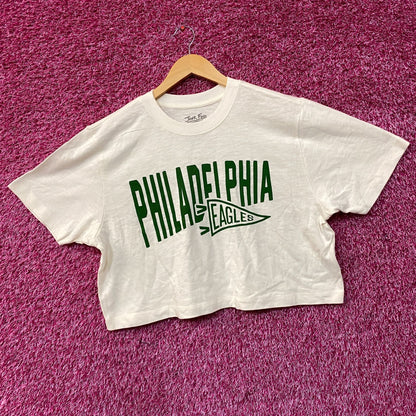 NFL Junk Food Philadelphia Eagles Crop Tshirt size XL