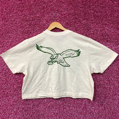NFL Junk Food Philadelphia Eagles Crop Tshirt size XL