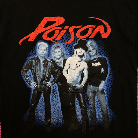 Poison Band Tshirt Rock Tshit size Medium