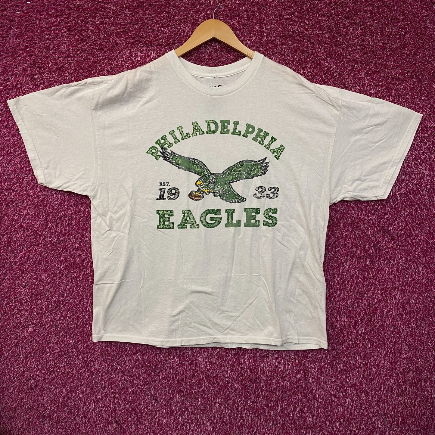 Junk Food Philadelphia Eagles Vintage Style Graphic T-Shirt XL