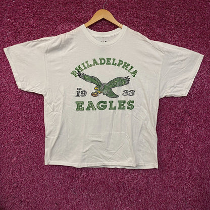 Junk Food Philadelphia Eagles Vintage Style Graphic T-Shirt XL