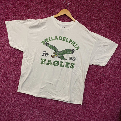 Junk Food Philadelphia Eagles Vintage Style Graphic T-Shirt XL