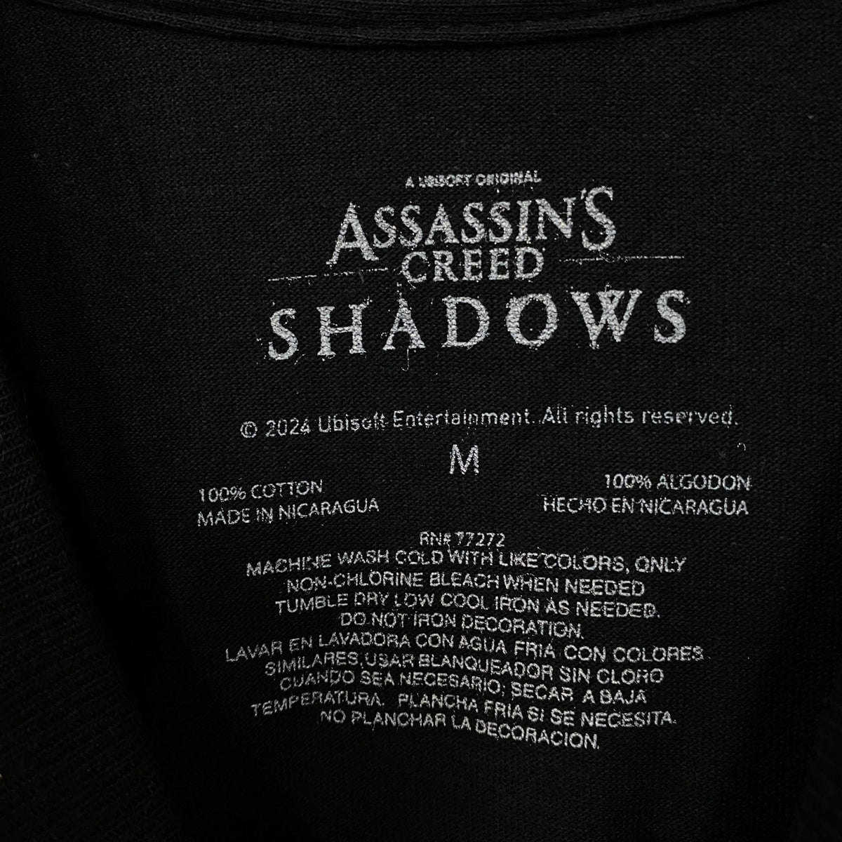 GameStop Exclusive Assassin's Creed Shadows Graphic T-Shirt Medium