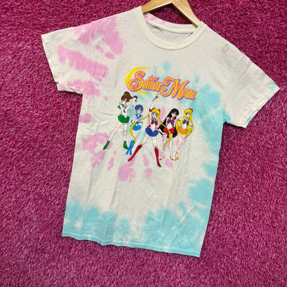 Sailor Moon Sailor Scouts Anime Series Womens Tie Dye S