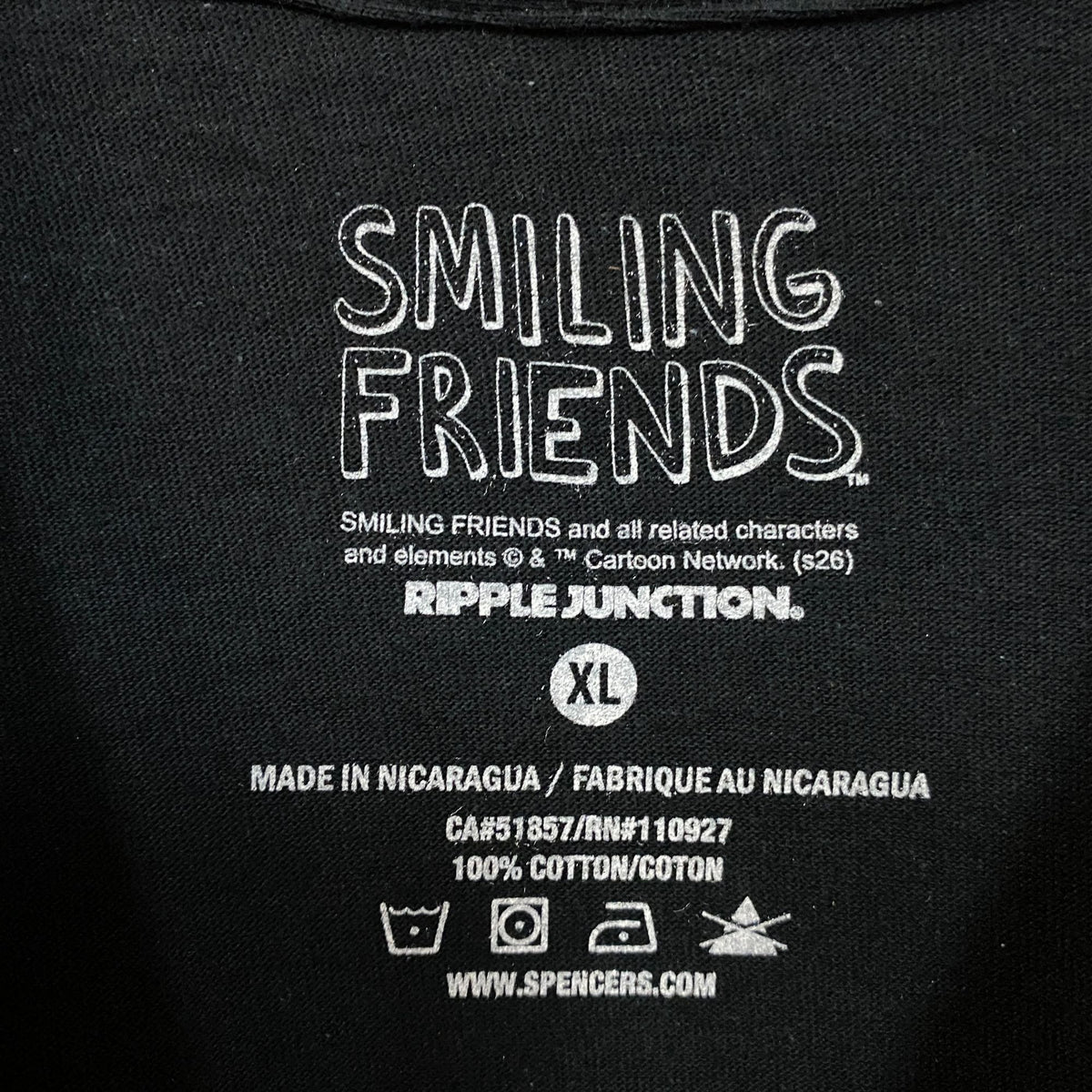 Smiling Friends Make People Smile Graphic T-Shirt XL