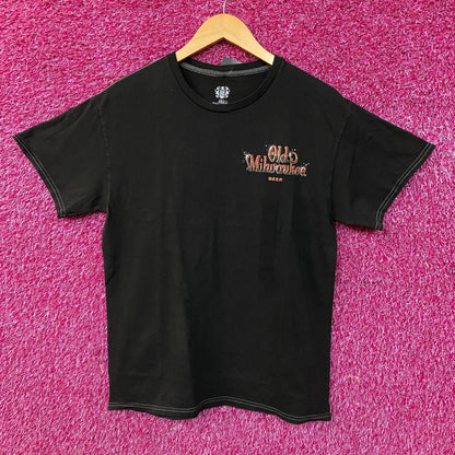 Old Milwaukee Beer Vintage Style Logo Tee Small