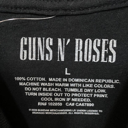 Guns N' Roses Appetite for Destruction Floral Cross T-Shirt Large