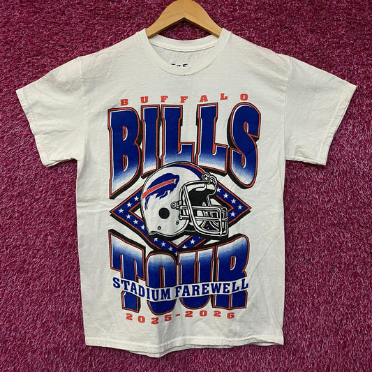 Junk Food Clothing Buffalo Bills Stadium Farewell Tour Graphic T-Shirt Small