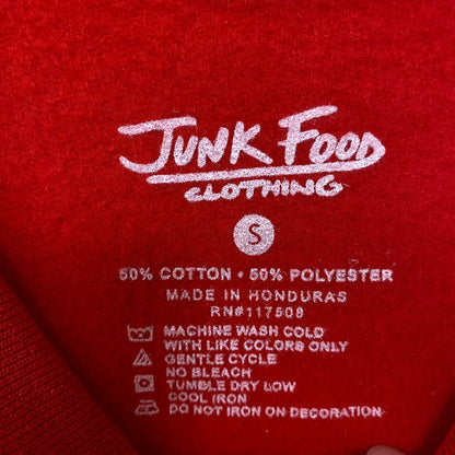 Junk Food Merry Merry Graphic Fleece Sweatshirt Small