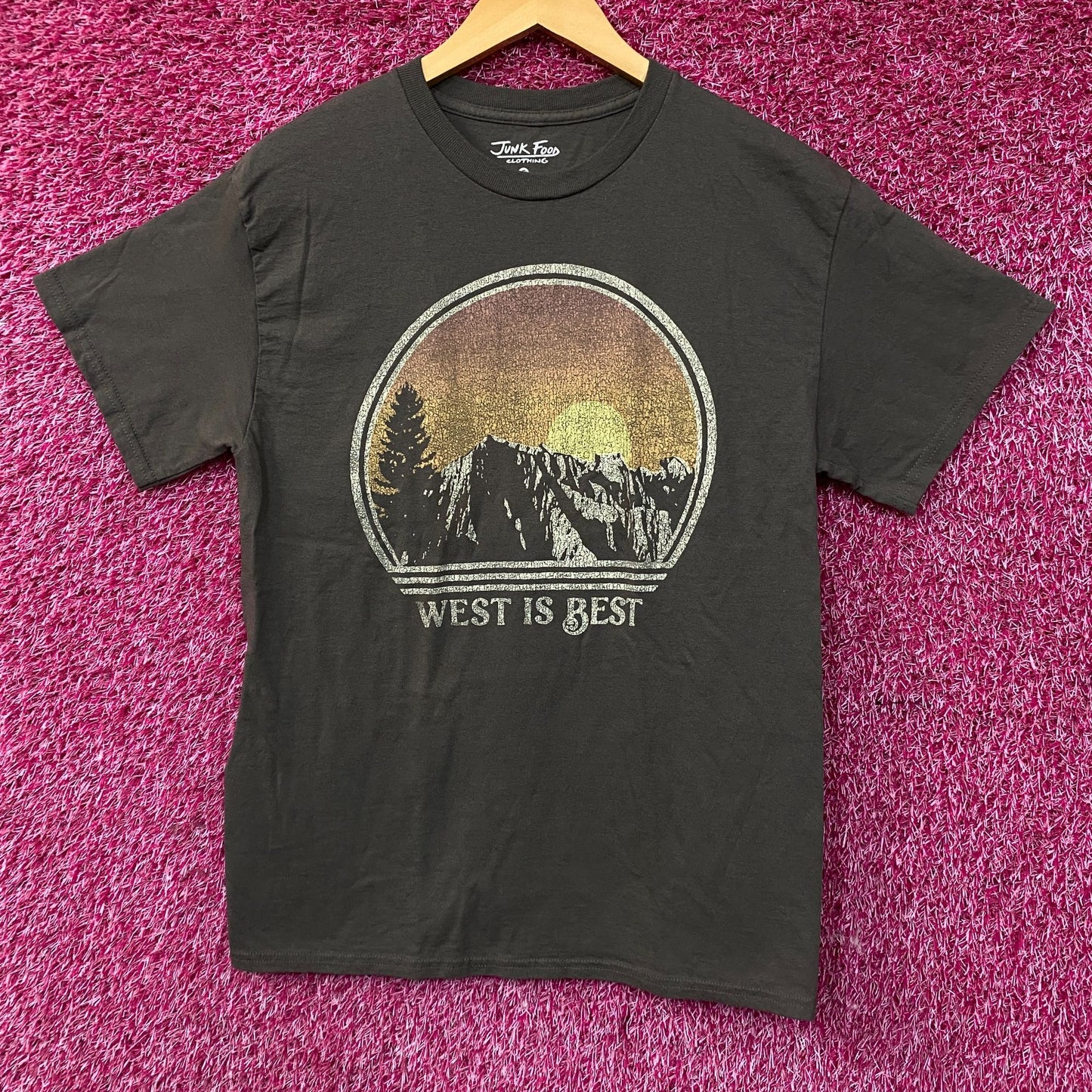 Junk Food West is Best Graphic T-Shirt Small