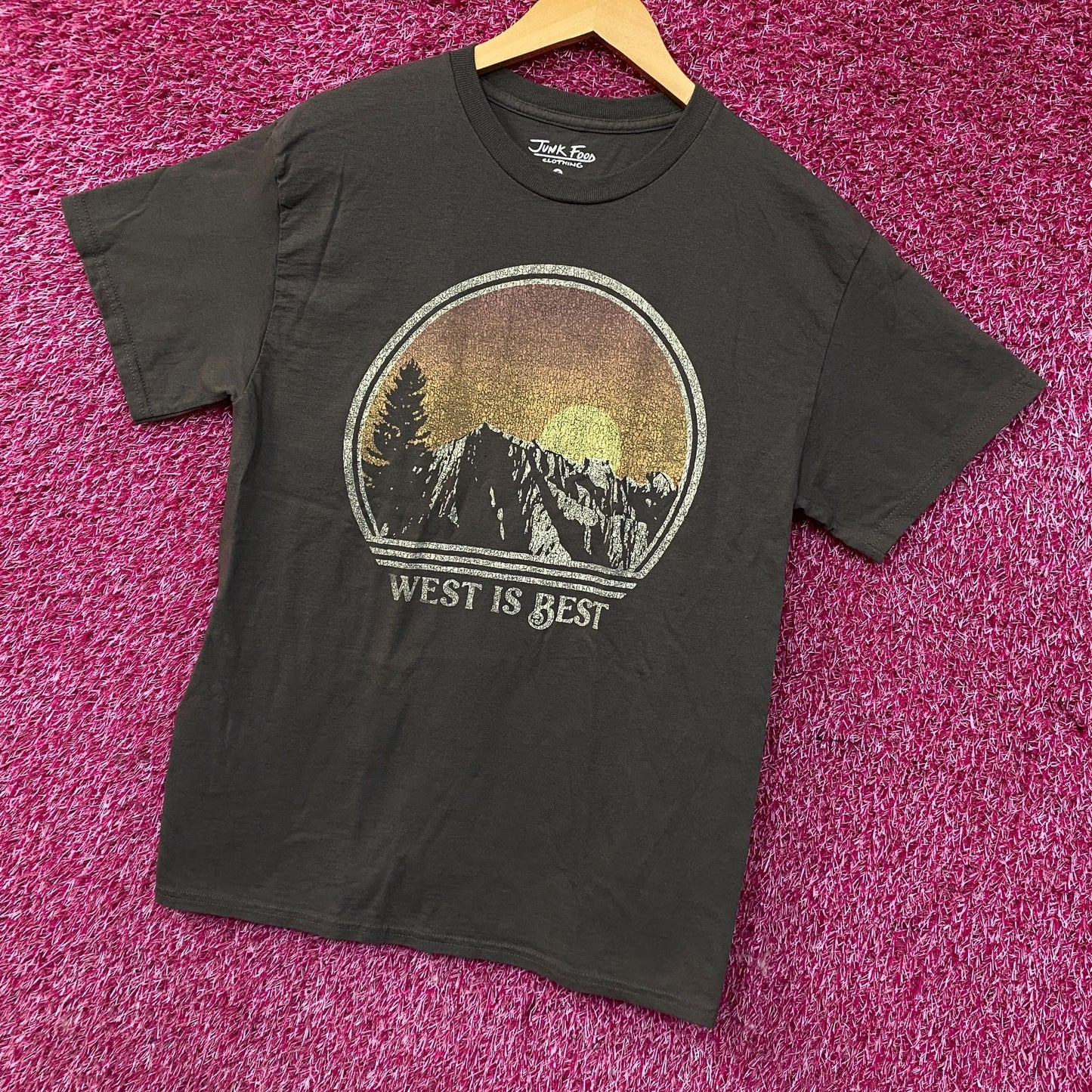 Junk Food West is Best Graphic T-Shirt Small