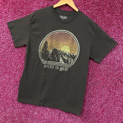 Junk Food West is Best Graphic T-Shirt Small
