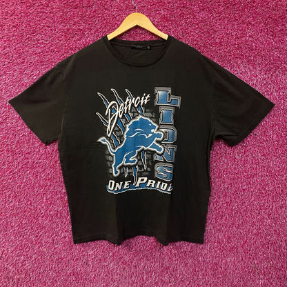 Junk Food Clothing Detroit Lions "One Pride" Vintage-Style T-Shirt 2XL