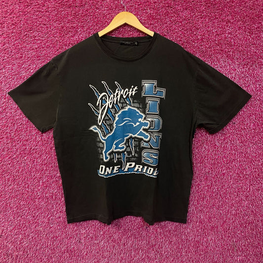 Junk Food Clothing Detroit Lions "One Pride" Vintage-Style T-Shirt 2XL