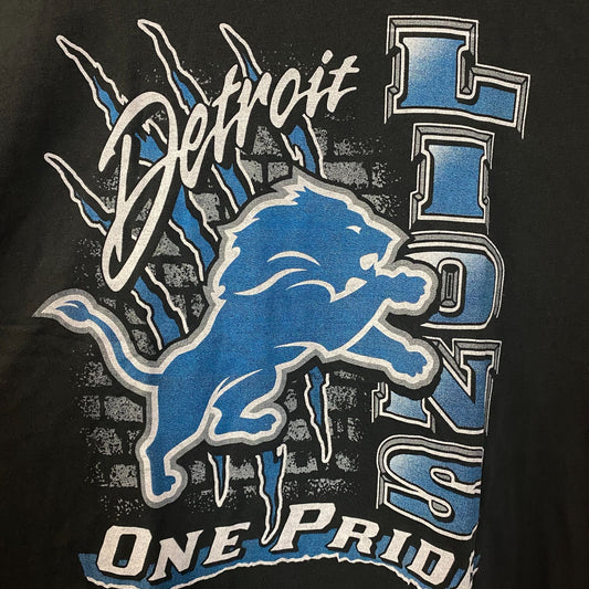 Junk Food Clothing Detroit Lions "One Pride" Vintage-Style T-Shirt 2XL