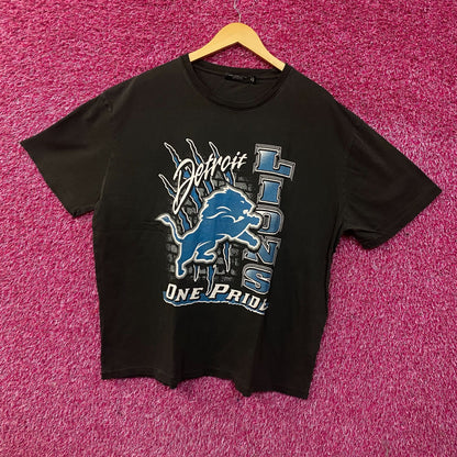 Junk Food Clothing Detroit Lions "One Pride" Vintage-Style T-Shirt 2XL
