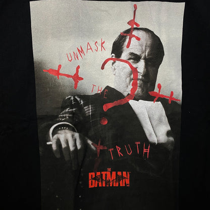 The Batman "Unmask the Truth" Penguin Poster Graphic T-Shirt XL