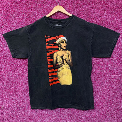 Whitney Houston One Wish For Christmas T-Shirt Large