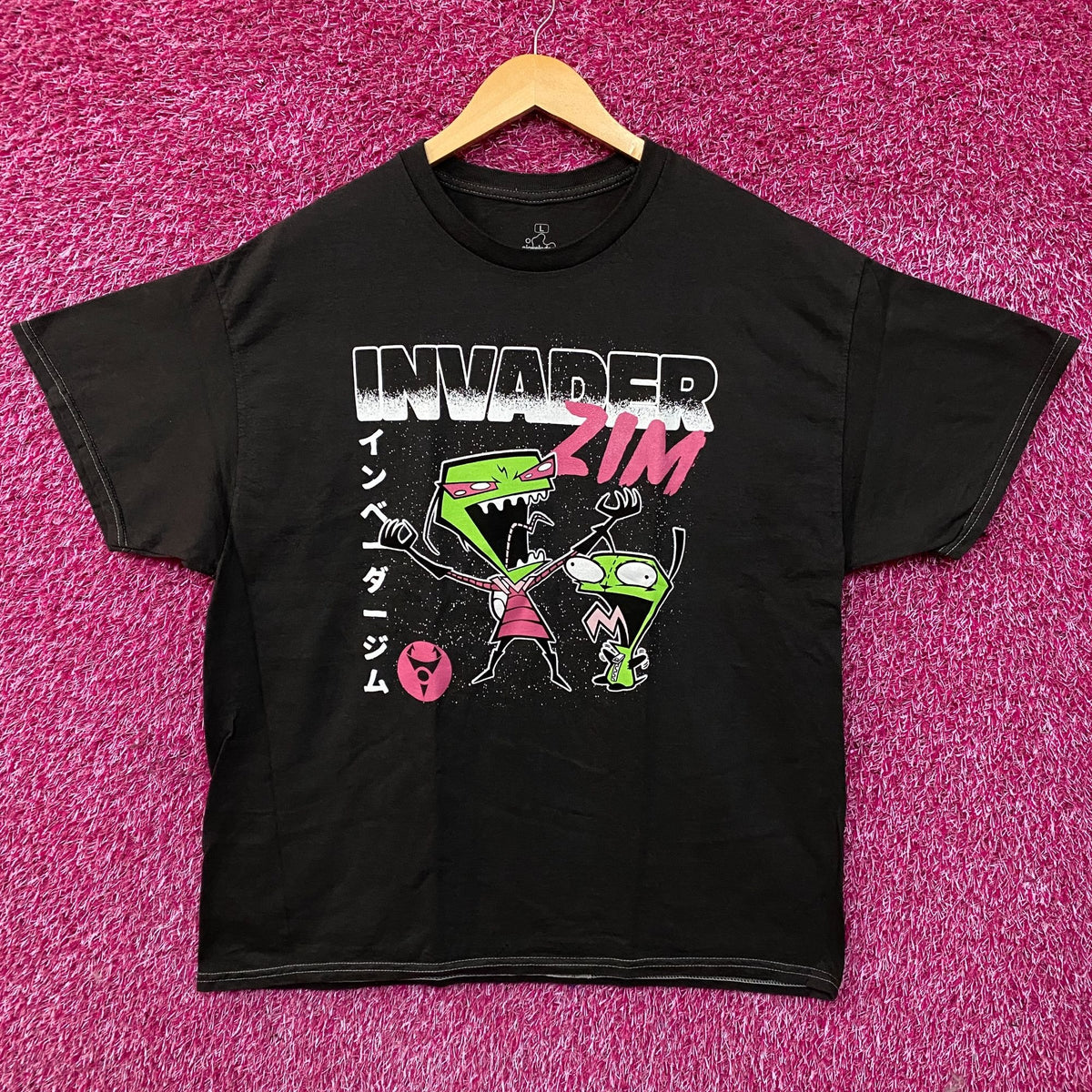 Invader Zim Duo Maniacal Laugh Graphic T-Shirt Large