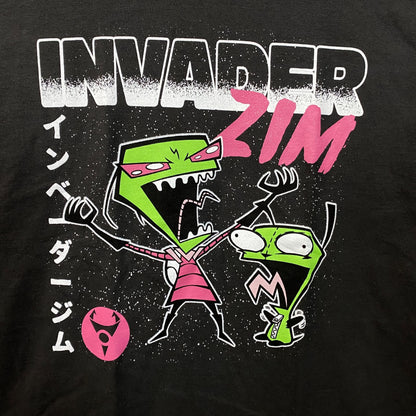 Invader Zim Duo Maniacal Laugh Graphic T-Shirt Large