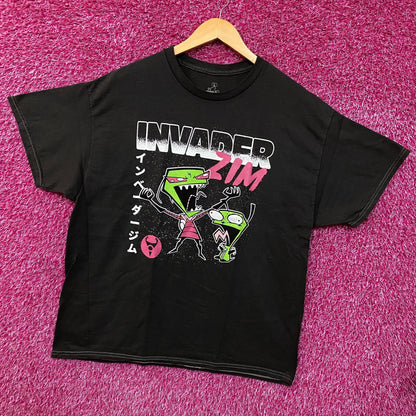 Invader Zim Duo Maniacal Laugh Graphic T-Shirt Large